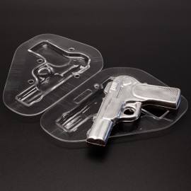 Форма пистолет пластик